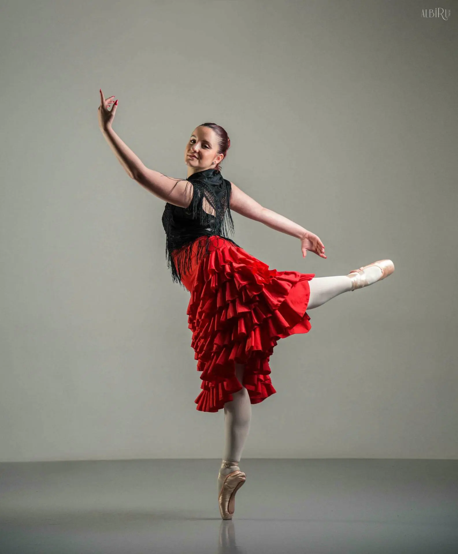 Mujer bailando ballet