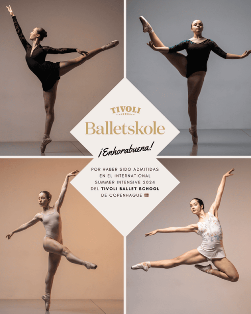Alumnas admitidas en el International Summer Intensive 2024 del Tivoli Ballet School